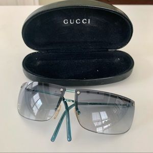 Gucci teal 115 gg2653/Strauss sunglasses